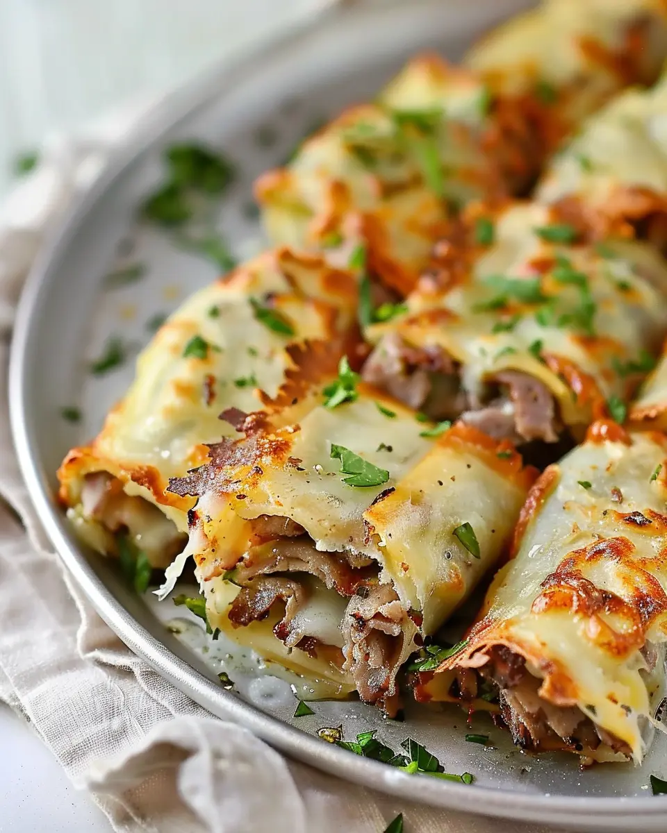 Keto Philly Cheesesteak Roll Ups: Indulgent Turkey Bacon Twist