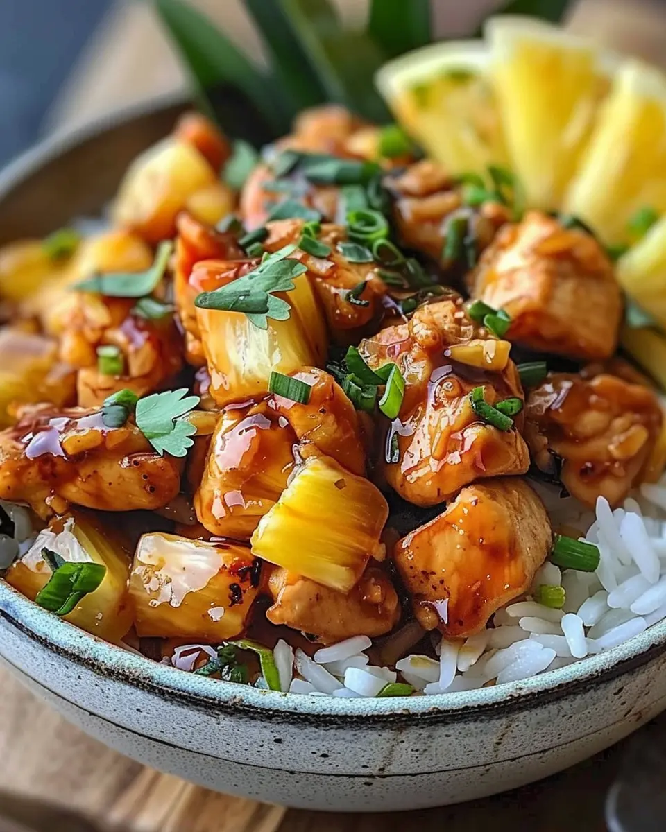 Pineapple Chicken and Rice: A Juicy Twist for Dinner Delight