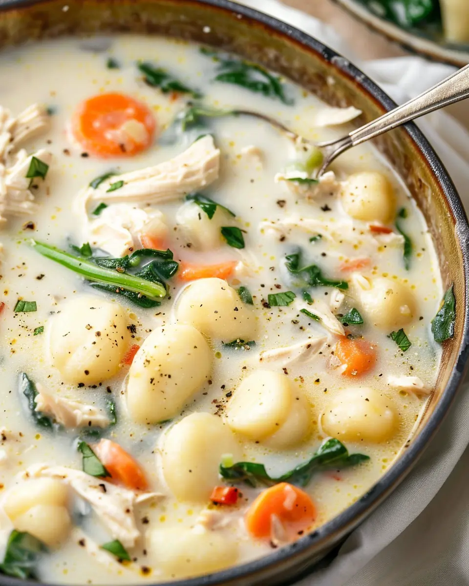 Easy Chicken Gnocchi Soup: A Comforting Twist with Turkey Bacon