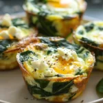 Quick & Healthy Egg Muffins with Spinach and Feta