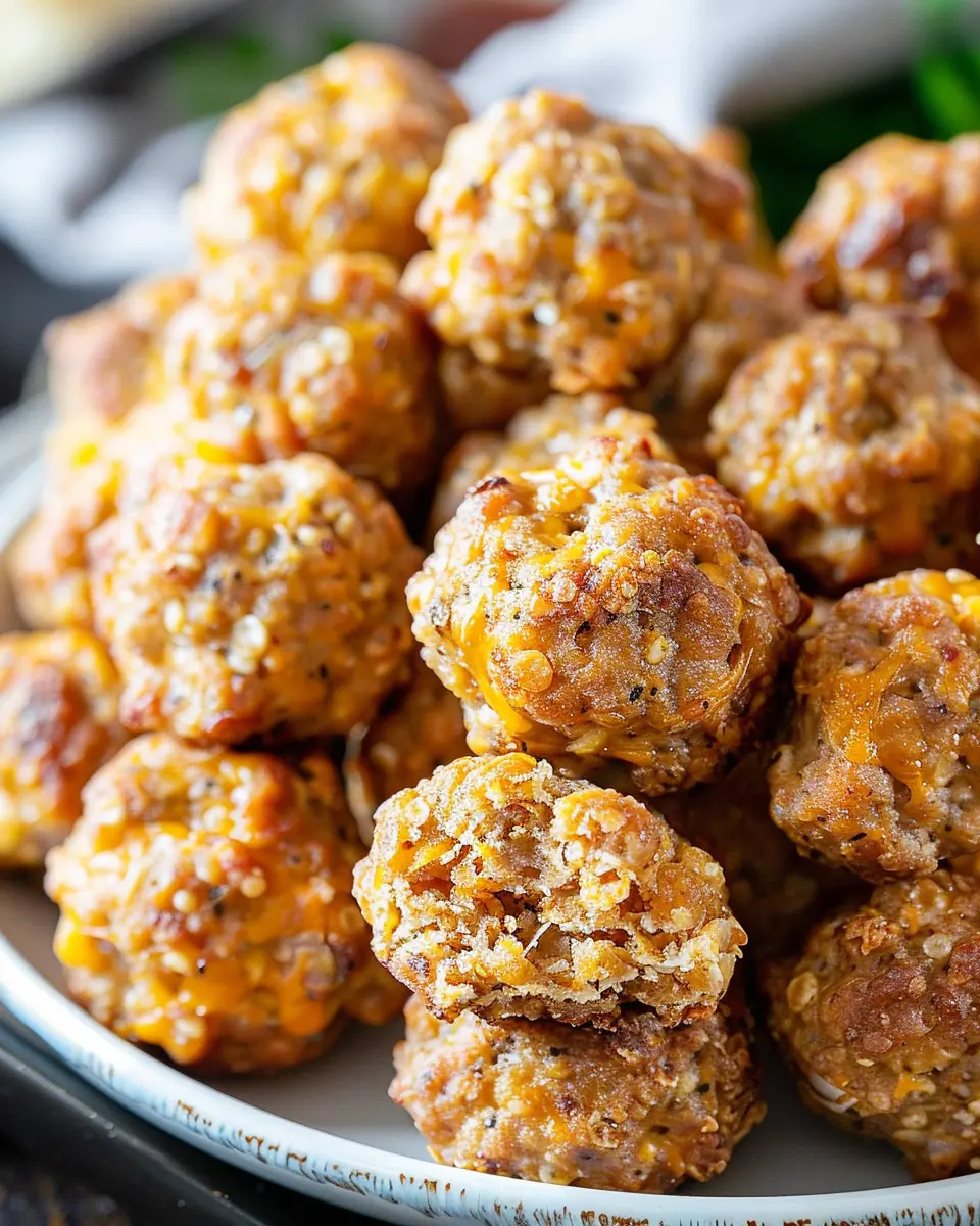 Cheddar Bay Sausage Balls Recipe: Easy Turkey Bacon and Beef Delight