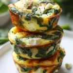 Quick & Healthy Egg Muffins with Spinach and Feta