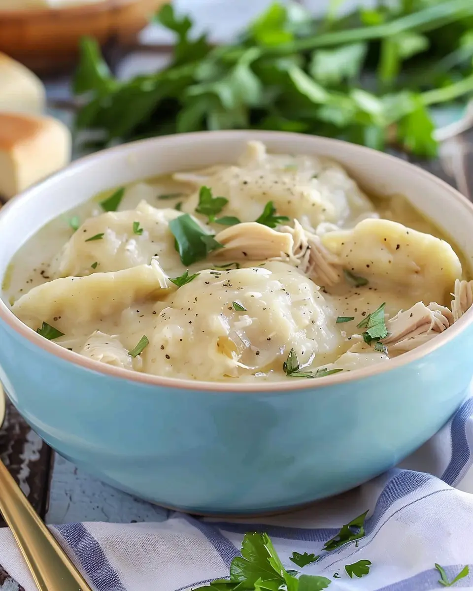 Homemade Chicken and Dumplings: The Cozy Comfort Food You Need