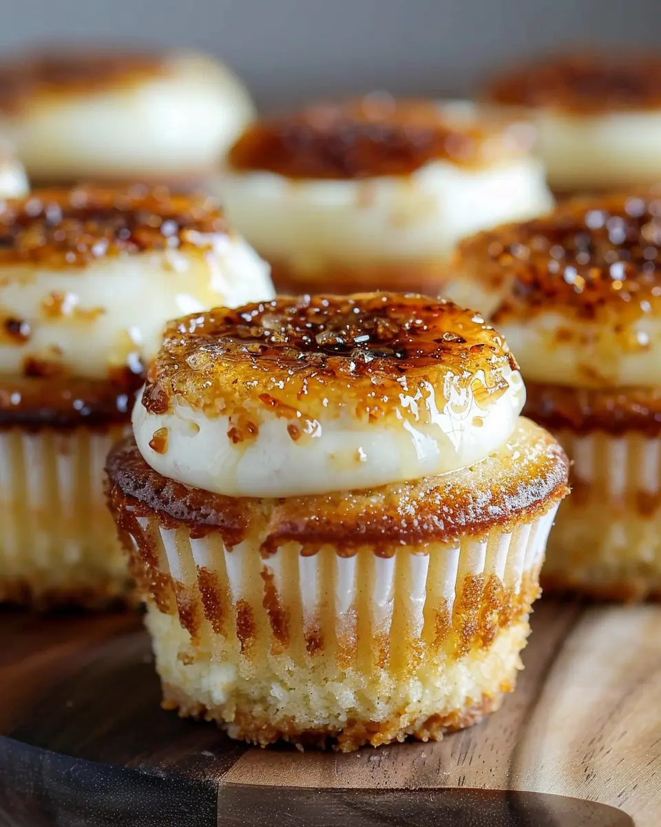 Vanilla Bean Crème Brûlée Cheesecake Cupcakes: Indulgent Delights for Home Bakers