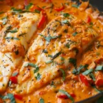 Quick Tilapia in Roasted Pepper Sauce