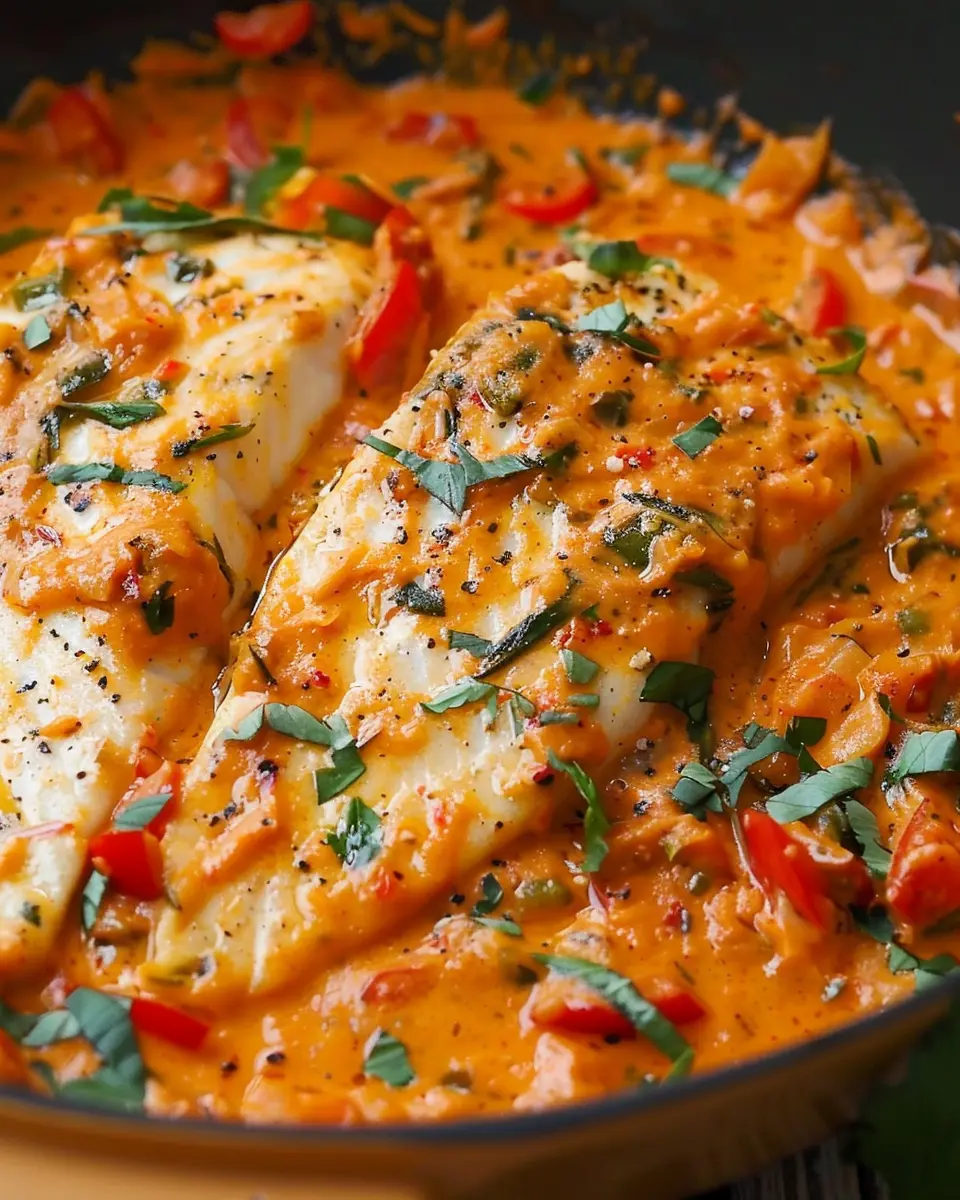 Quick Tilapia in Roasted Pepper Sauce: A Deliciously Easy Meal