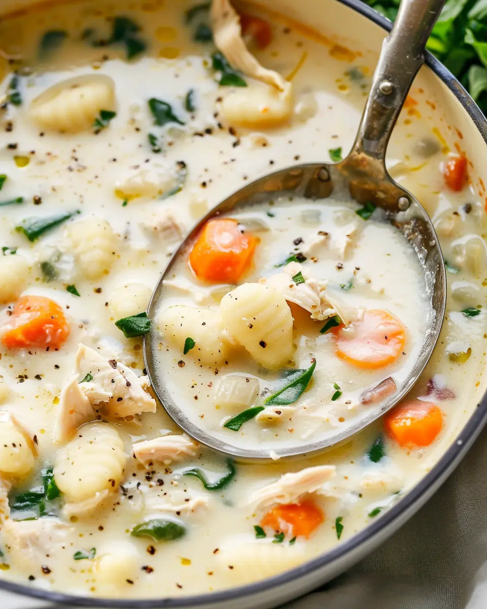 Easy Chicken Gnocchi Soup: A Cozy Twist with Turkey Bacon