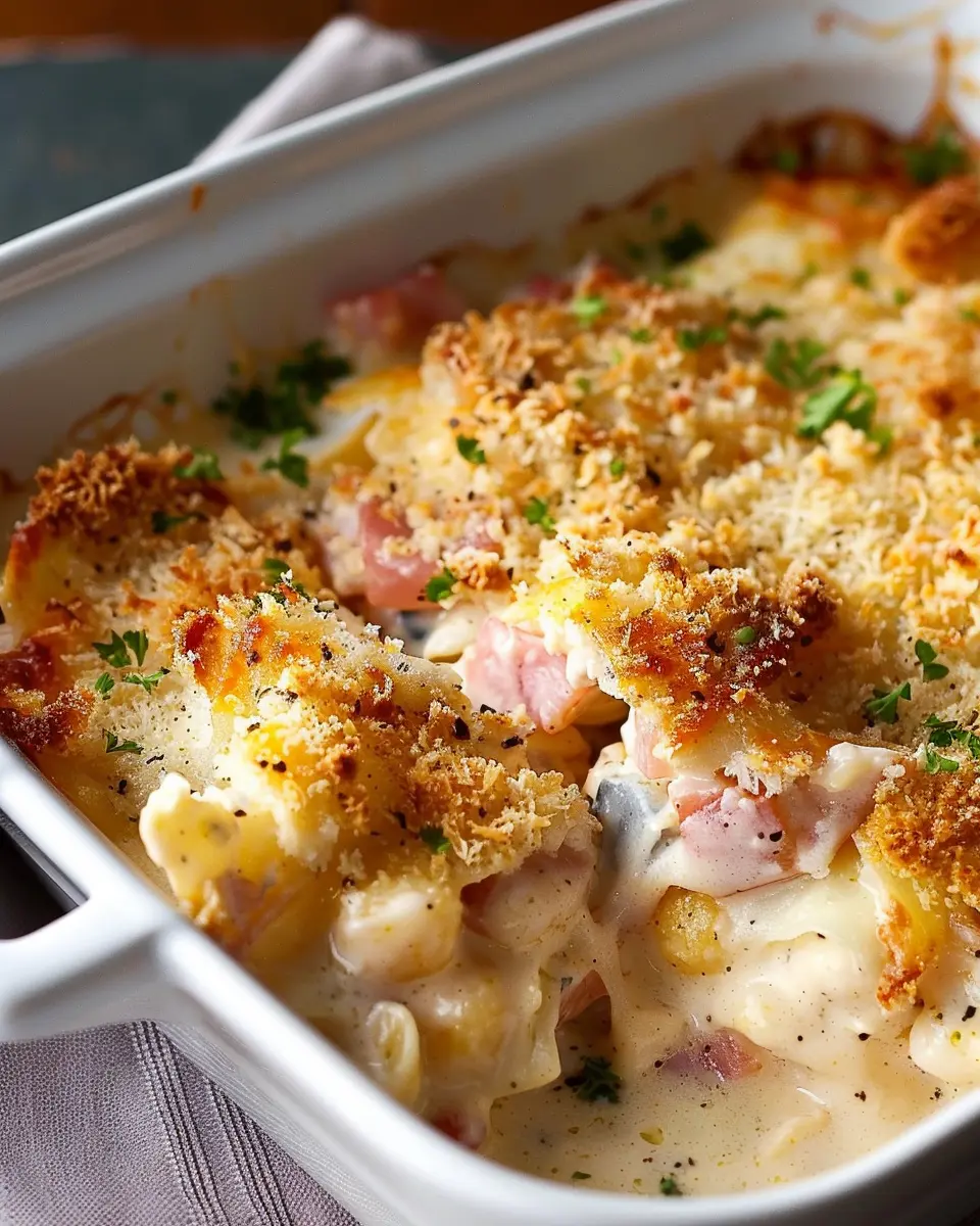 Chicken Cordon Bleu Casserole: Easy Comfort Food with Turkey Bacon