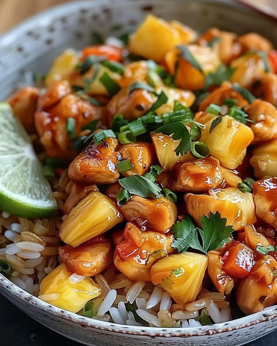 Pineapple Chicken and Rice: A Sweet and Savory Delight at Home