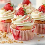 Strawberry Crunch Cupcakes