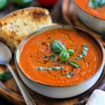 Roasted Tomato Basil Soup