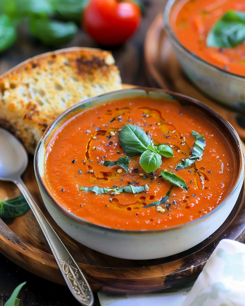 Roasted Tomato Basil Soup: A Cozy Guide to Homemade Comfort
