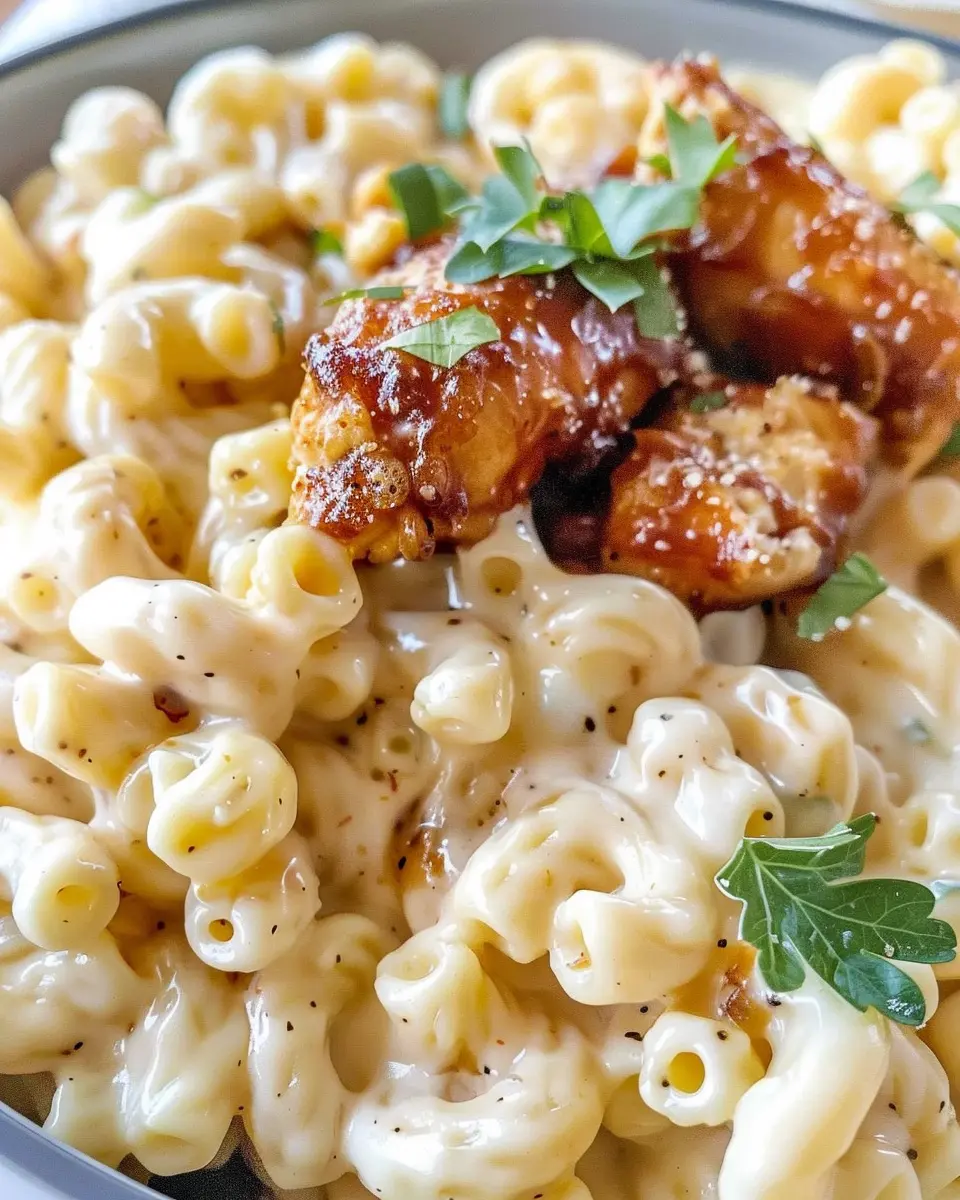 Copycat Applebee’s Honey Pepper Chicken Mac and Cheese You’ll Love