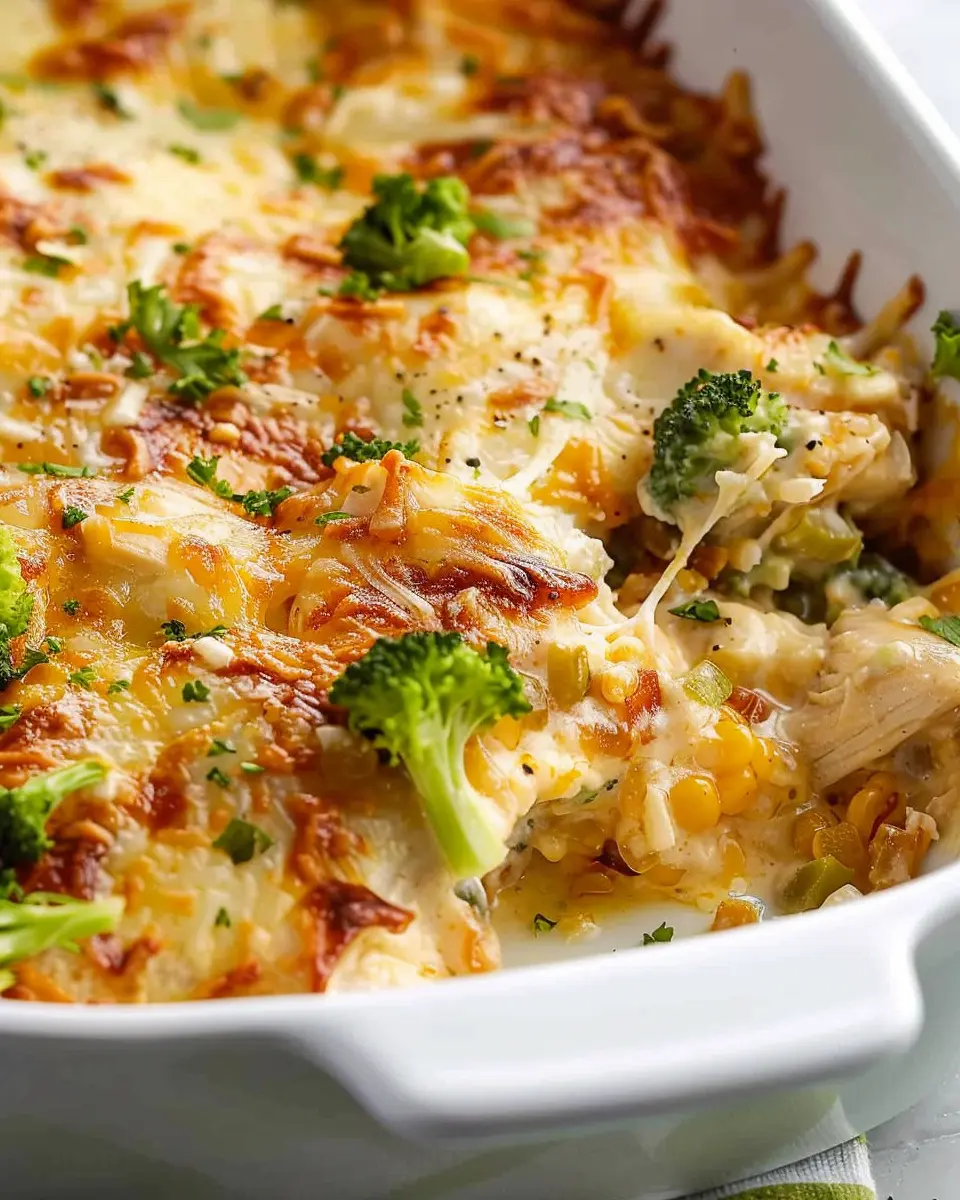 Easy Low Carb Chicken Casserole with Turkey Bacon Delight