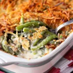 Irresistible Campbells Green Bean Casserole