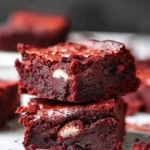 The Best Fudgy Red Velvet Brownies Recipe