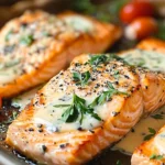 Baked Boursin Salmon