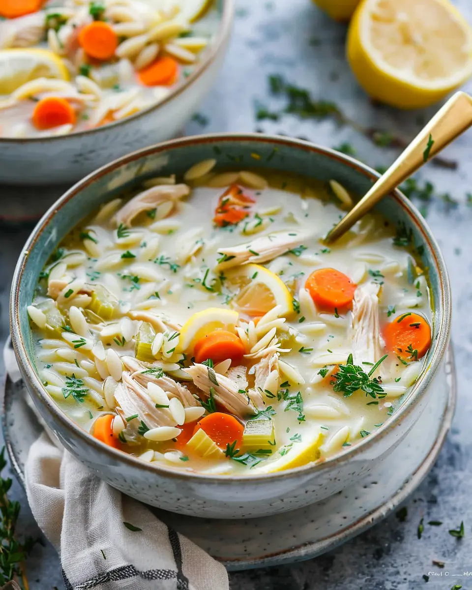 Lemon Chicken Orzo Soup: The Best Comforting Bowl of Warmth