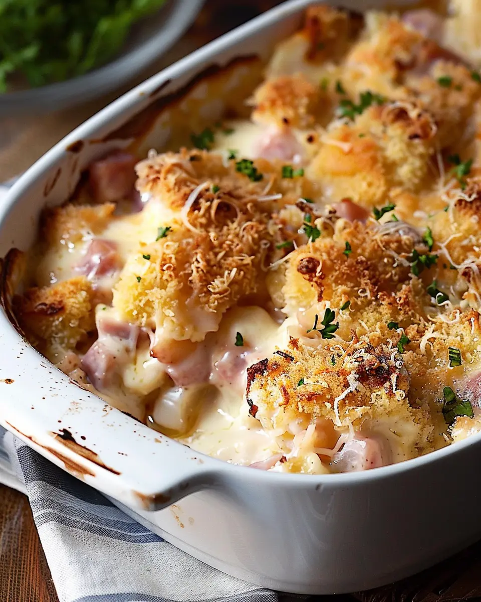 Chicken Cordon Bleu Casserole: Easy Comfort Food with Turkey Bacon