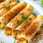 Air Fryer Apple Taquitos