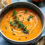 Spicy Butternut Squash and Sweet Potato Soup