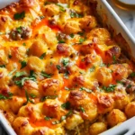 Tater Tot Sausage Breakfast Casserole