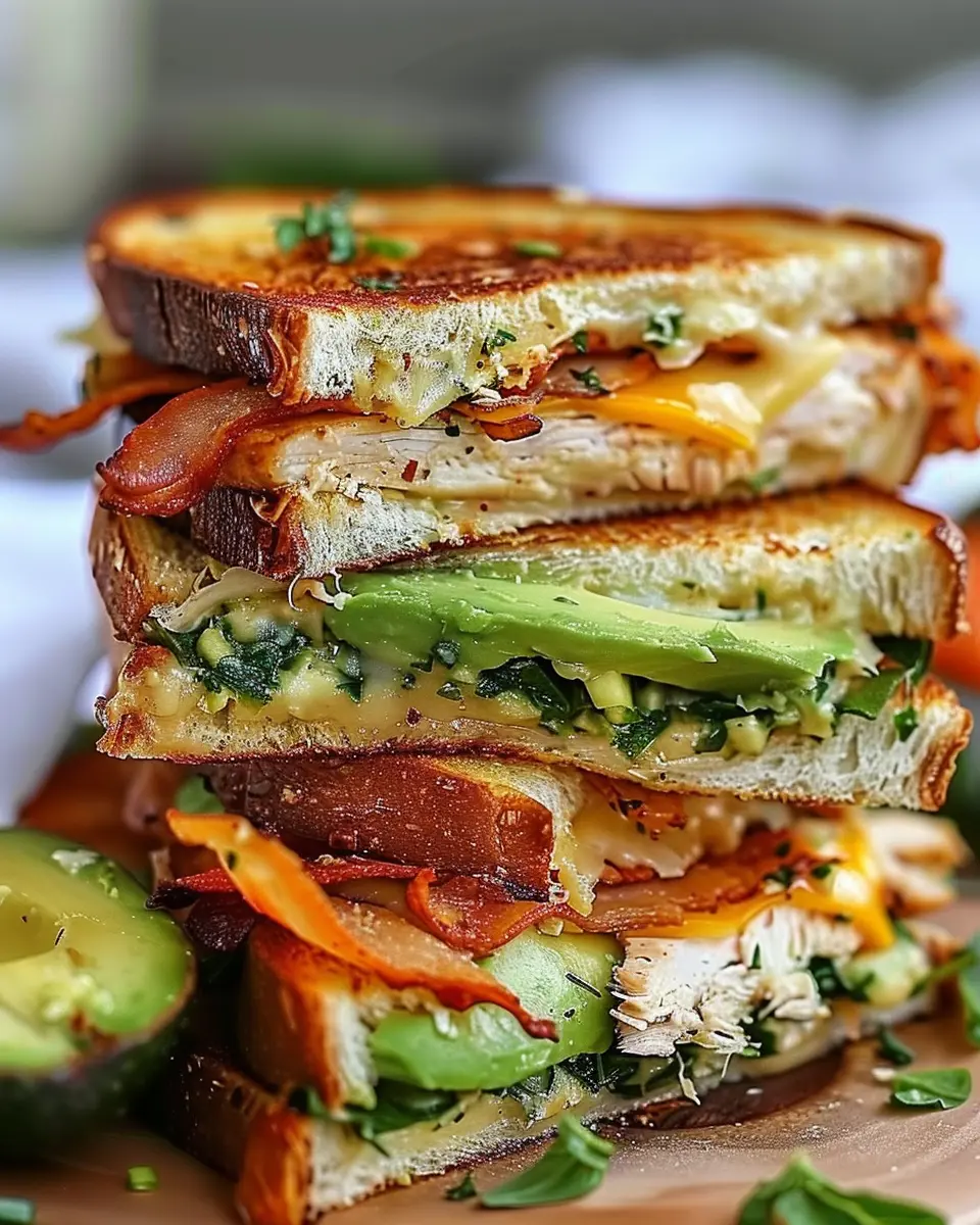 Chicken Avocado Melt Sandwich: Easy, Indulgent Twist with Turkey Bacon
