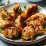 Pan-Fried Chicken and Cabbage Dumplings