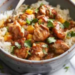 Sticky Coconut Chicken and Rice