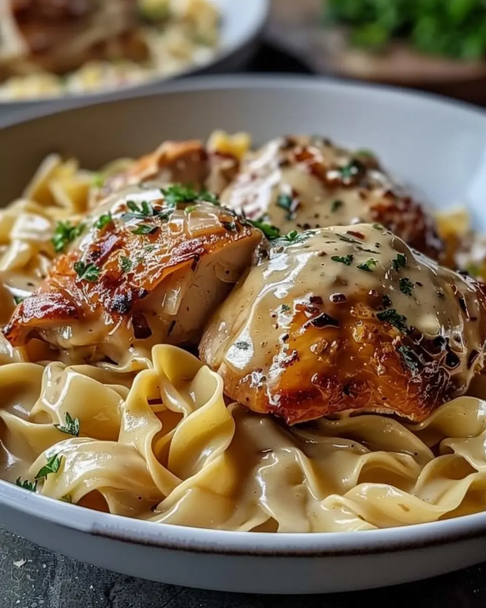 Chicken with Buttered Noodles: A Cozy and Indulgent Dinner Delight