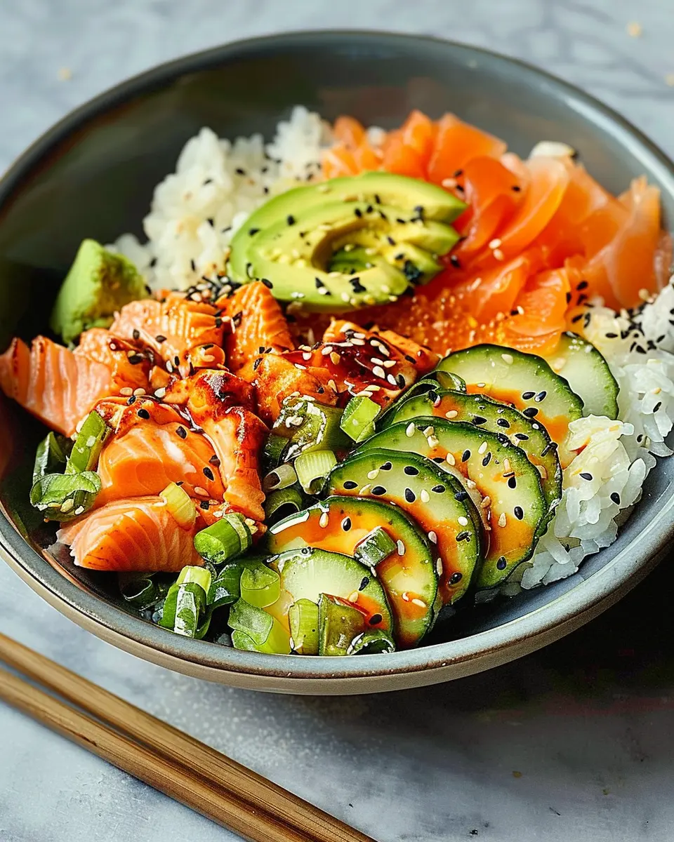 Spicy Salmon Roll Bowl: A Flavorful Twist on Your Favorite Sushi