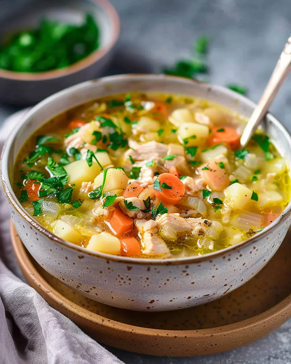 Keto Chicken Soup: Easy Comfort with Turkey Bacon and Chicken Ham