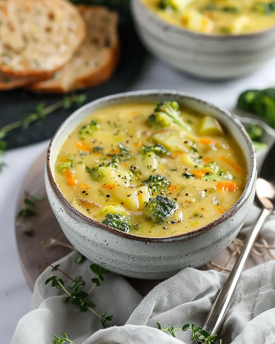 Broccoli Potato Cheese Soup: The Best Comfort Food Recipe