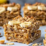 Banana Peanut Butter Oatmeal Bars