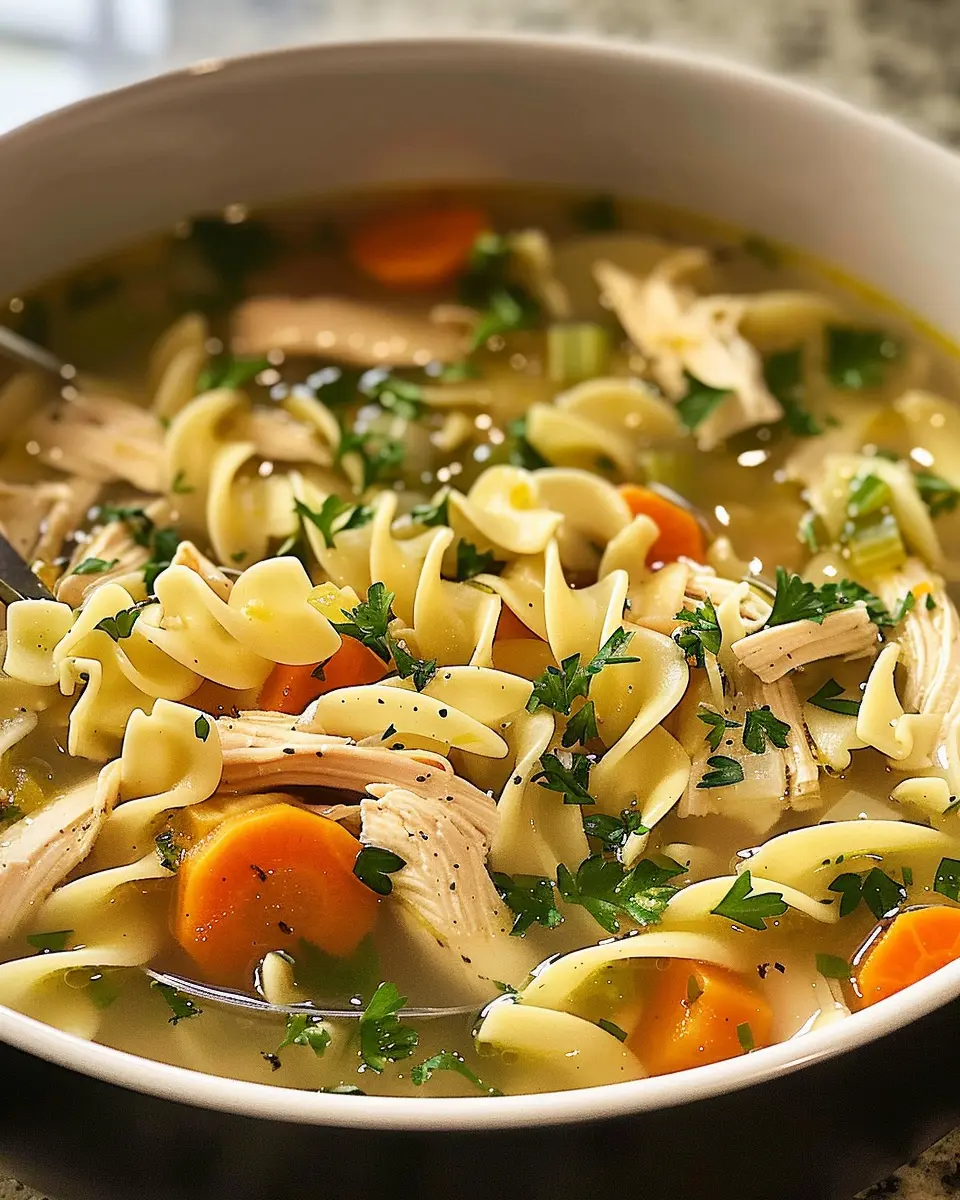 Homemade Chicken Noodle Soup: The Best Cozy Comfort Dish