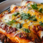 Cheesy Ground Beef Enchiladas
