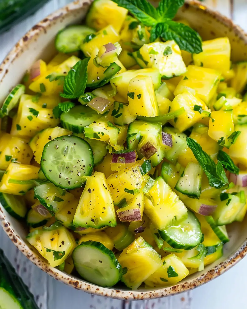 Easy Pineapple Cucumber Salad: A Refreshing Summer Delight
