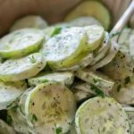 Creamy Cucumber Salad