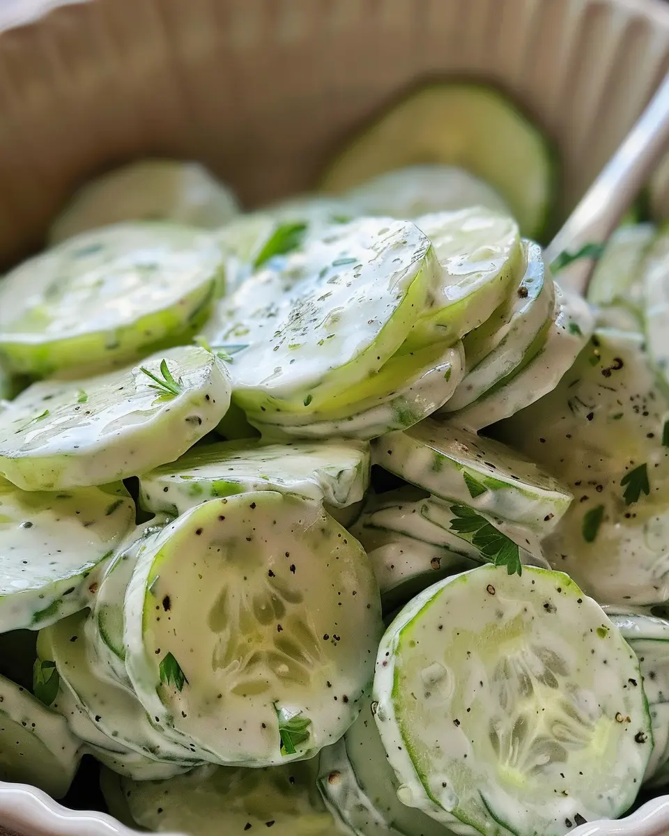 Creamy Cucumber Salad: The Best Refreshing Side Dish for Summer