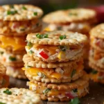 Ritz Cracker Party Sandwiches