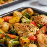 One-Pan Garlic Butter Chicken and Veggies