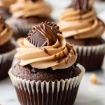 Chocolate Peanut Butter Filled Cupcakes