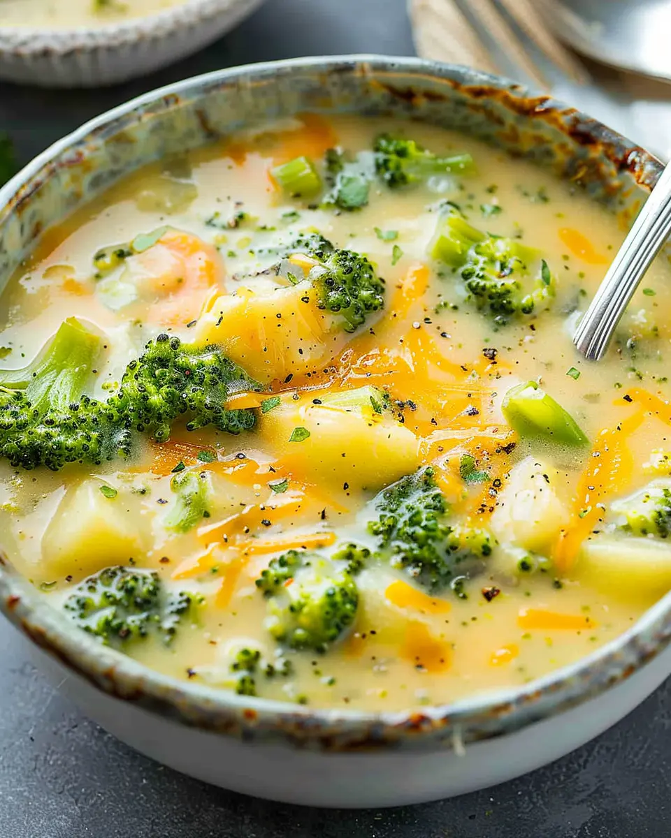 Broccoli Cheese Potato Soup: Indulgent Comfort in Every Bowl