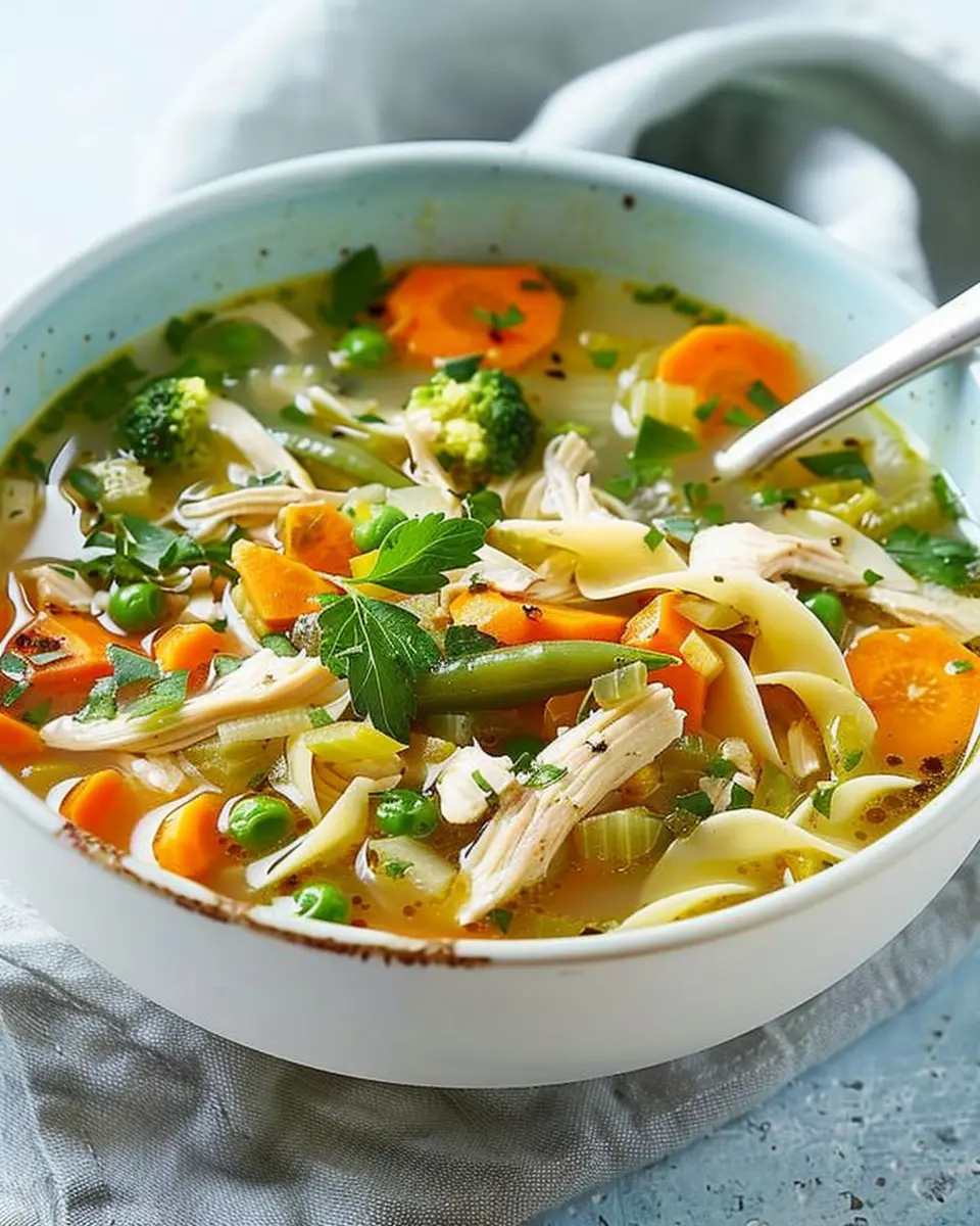 Healthy chicken noodle soup: The best comfort food with veggies