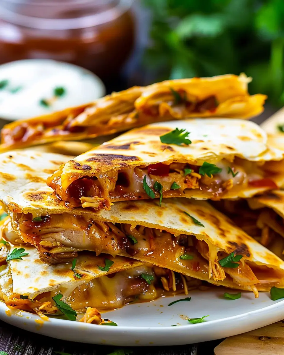 BBQ Chicken Quesadillas: Easy, Cheesy Flavorful Delight at Home