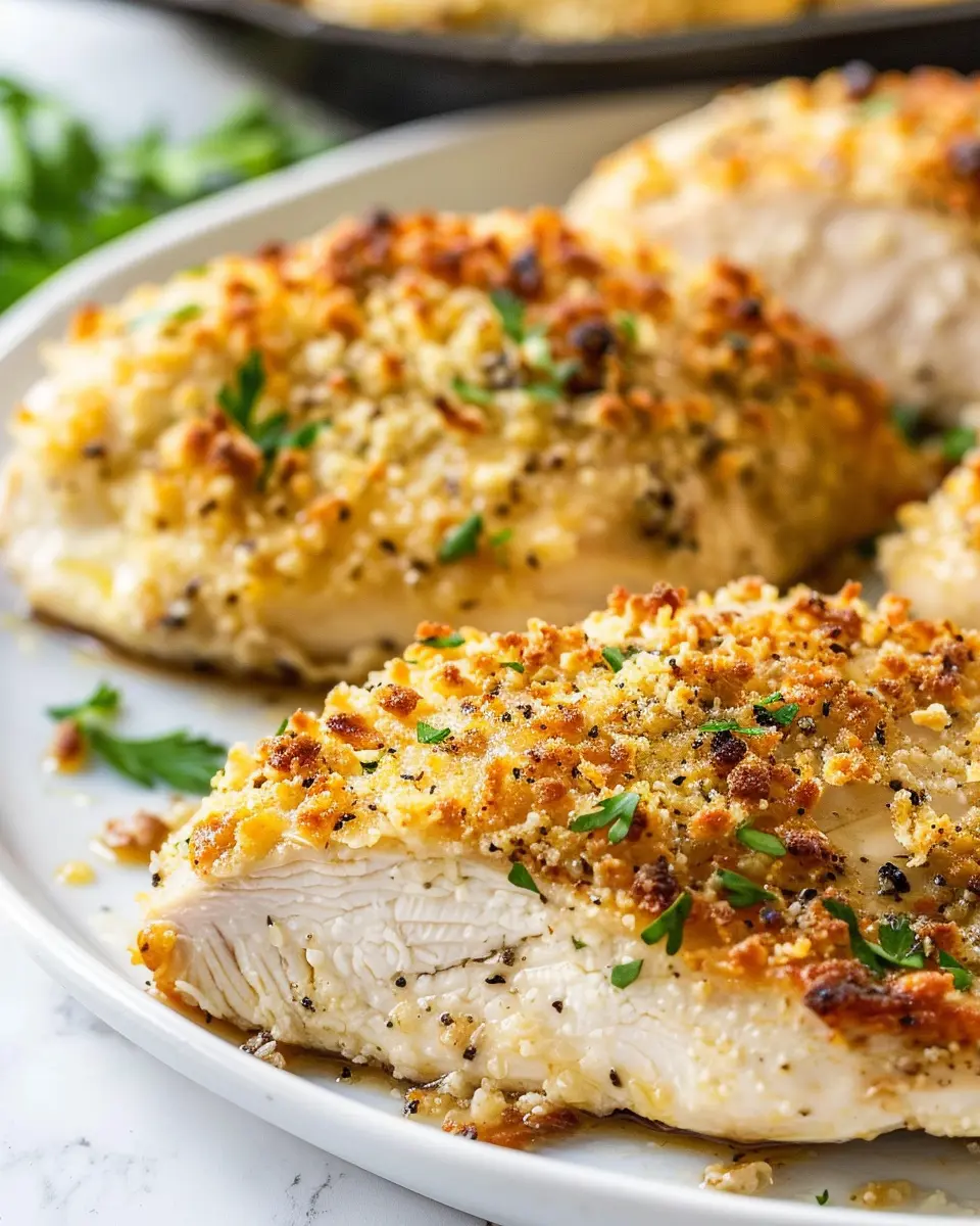Baked Garlic Parmesan Chicken: Easy Recipe for Juicy Flavor