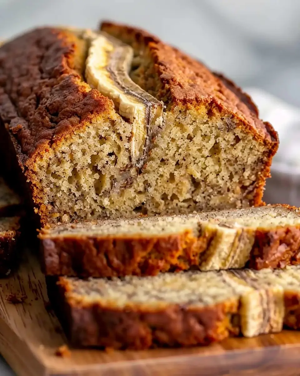 Easy Moist Banana Bread with a Hint of Cinnamon for Comforting Delight