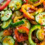 Viral Cucumber and Sweet Pepper Salad