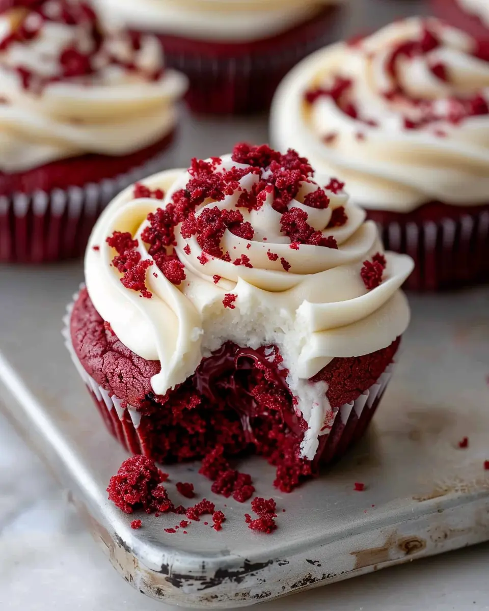 Easy Crumbl Red Velvet Cupcake Cookies: Indulgent Treats to Love