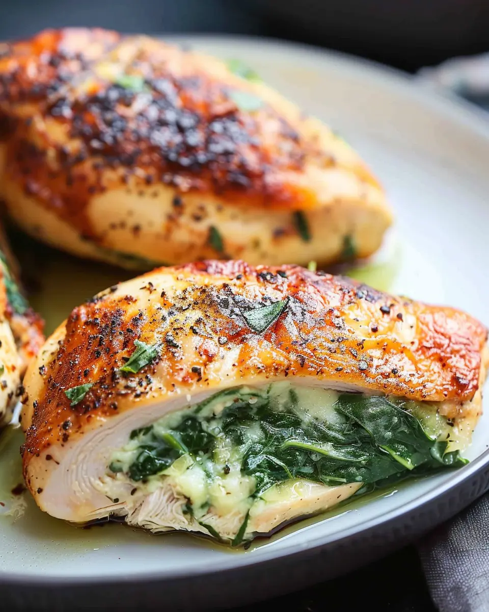 Spinach Stuffed Chicken: Easy, Flavorful Dinner Delight